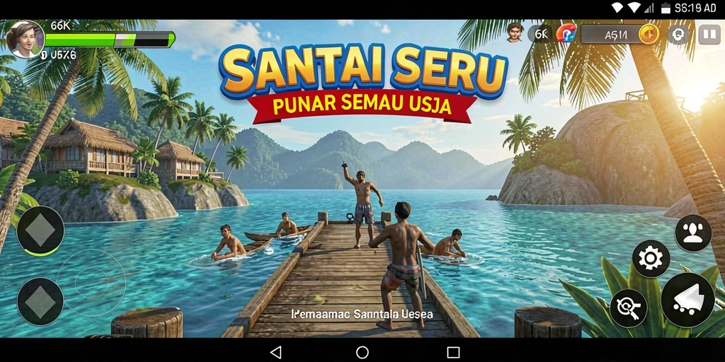 Screenshot gameplay 66K menampilkan kesenangan dalam menyelesaikan tantangan.