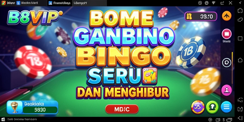 Tampilan gameplay B8VIP yang seru dan interaktif.