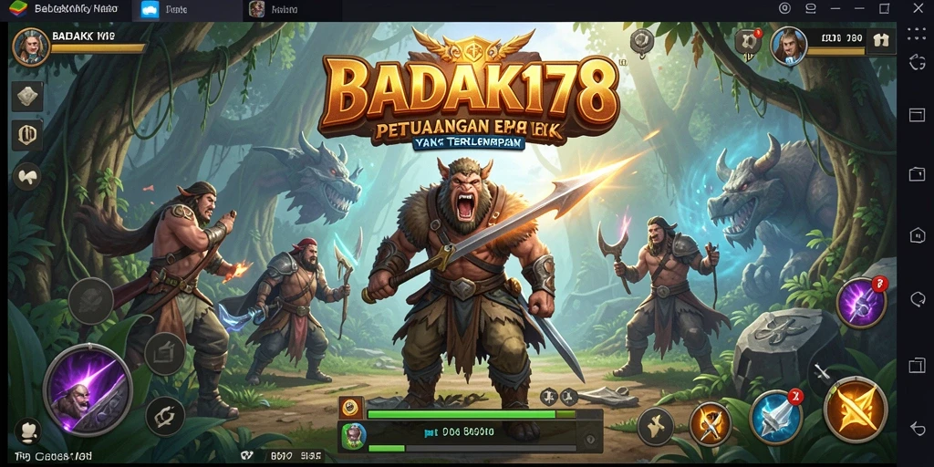Tampilan epik dari gameplay BADAK178 saat petualangan berlangsung.