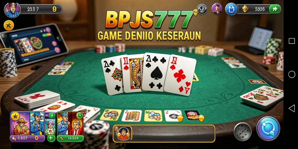 Tampilan gameplay seru dari BPJS777 dengan pemain berinteraksi.