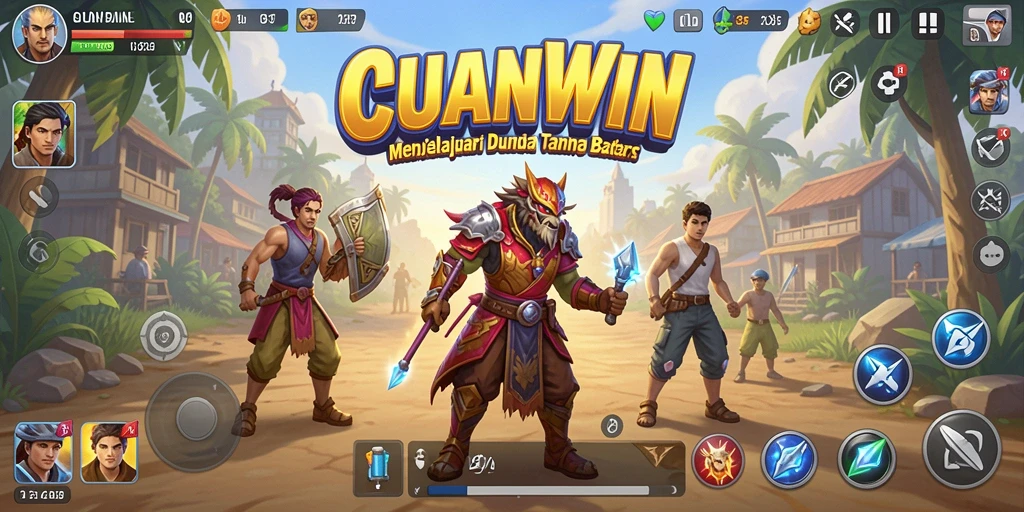Tampilan gameplay menarik di dunia Open World CUANWIN.