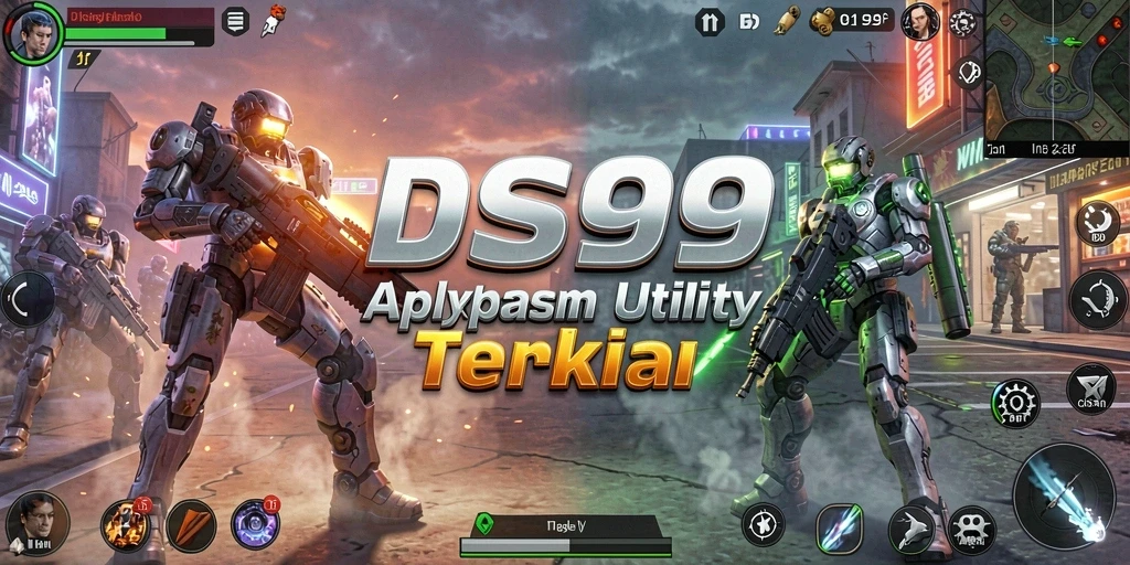 Tampilan aplikasi DS99 dengan fitur Utility yang menarik.