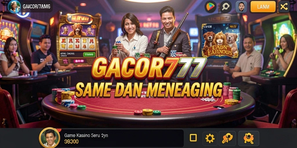 Tampilan gameplay menarik di GACOR777 dengan berbagai pilihan permainan Kasino.