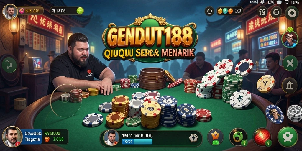 Screenshot GENDUT188 menampilkan pengalaman bermain QiuQiu yang seru.