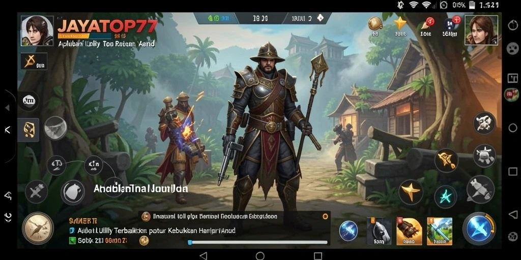 Tampilan antarmuka JAYATOP77 yang sederhana dan fungsional.