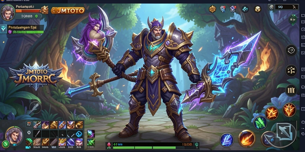 Tampilan gameplay seru dari JMTOTO yang penuh petualangan.