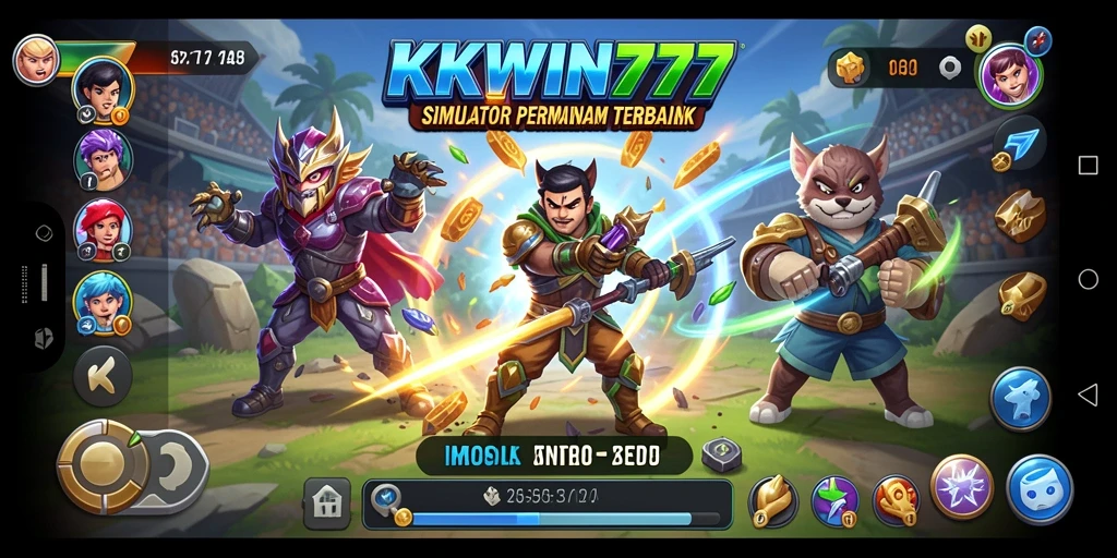 Tangkapan layar gameplay <strong>KKWIN777</strong> menampilkan pengalaman simulasi yang imersif dan interaktif.