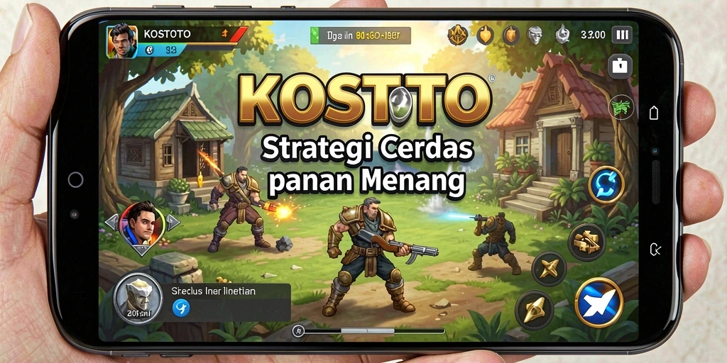 Screenshot gameplay KOSTOTO menampilkan momen strategis yang mendebarkan.