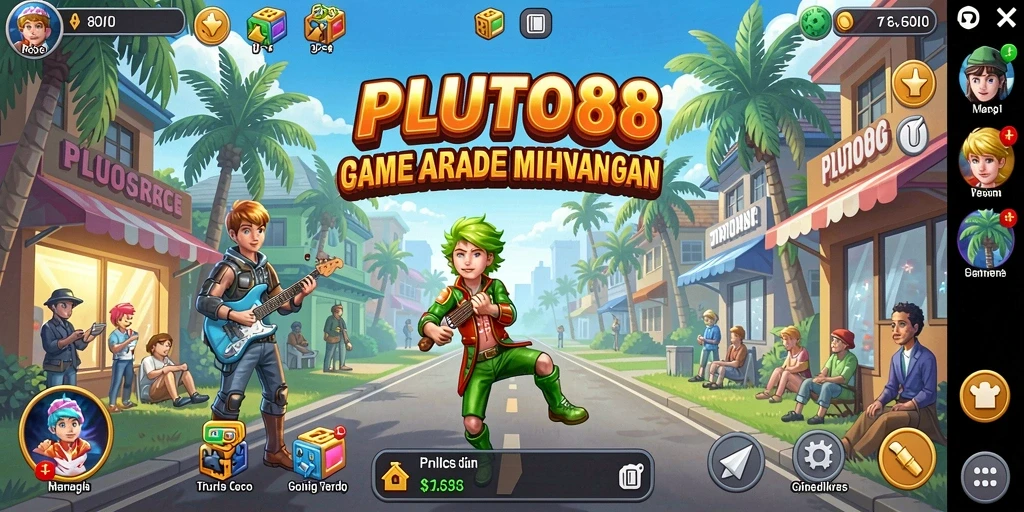 Gameplay seru PLUTO88 dengan grafis menawan.